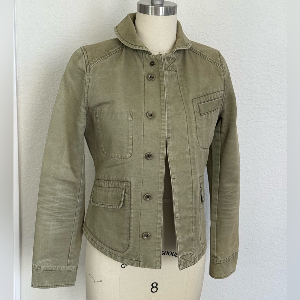 Paul & Joe khaki  green jacket Sz 38 ECU
